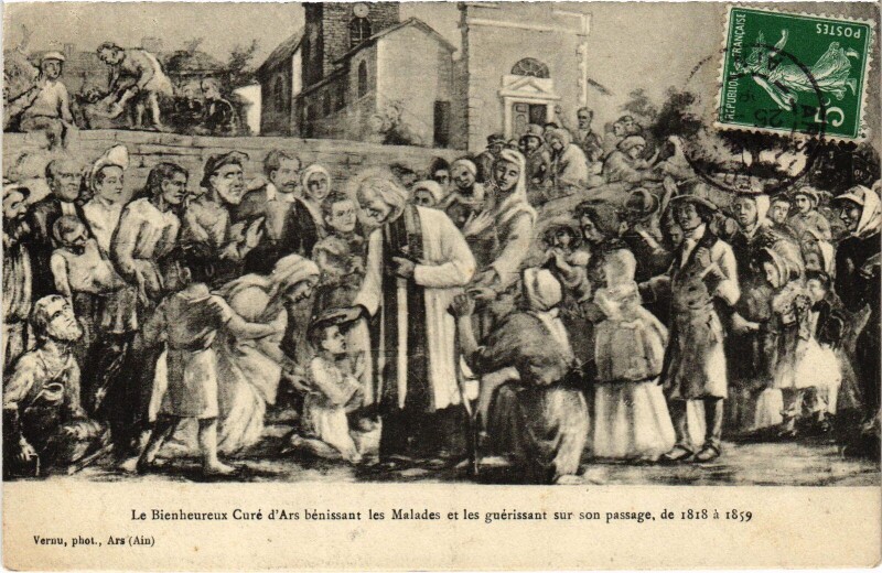 Carte postale ancienne Ars Bienheureux Cure