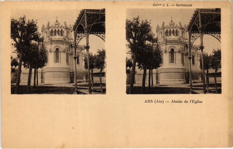 Carte postale ancienne Ars Abside de l'eglise