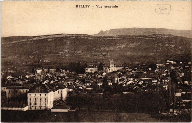 Carte postale ancienne Belley vue generale à Belley