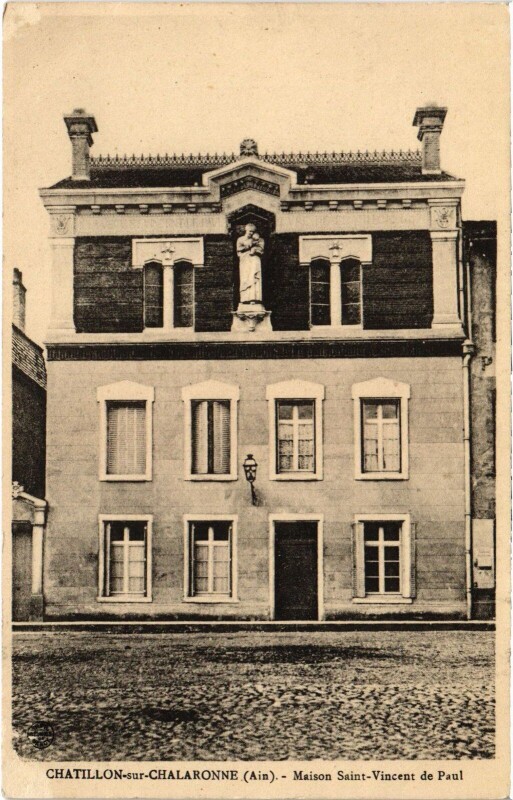 Carte postale ancienne Chatillon s Chalaronne Maison de Saint-Vincent de Paul