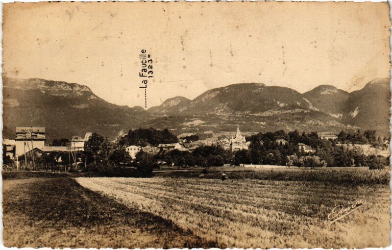 Carte postale ancienne Gex vue generale