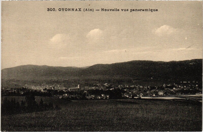 Carte postale ancienne Oyonnax Nouvelle vue panoramique à Oyonnax