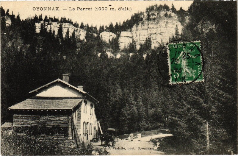 Carte postale ancienne Oyonnax Le Perret à Oyonnax