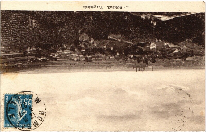 Carte postale ancienne Rombas vue générale à Rombas