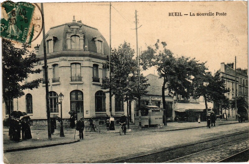 Carte postale ancienne Rueil Nouvelle Poste