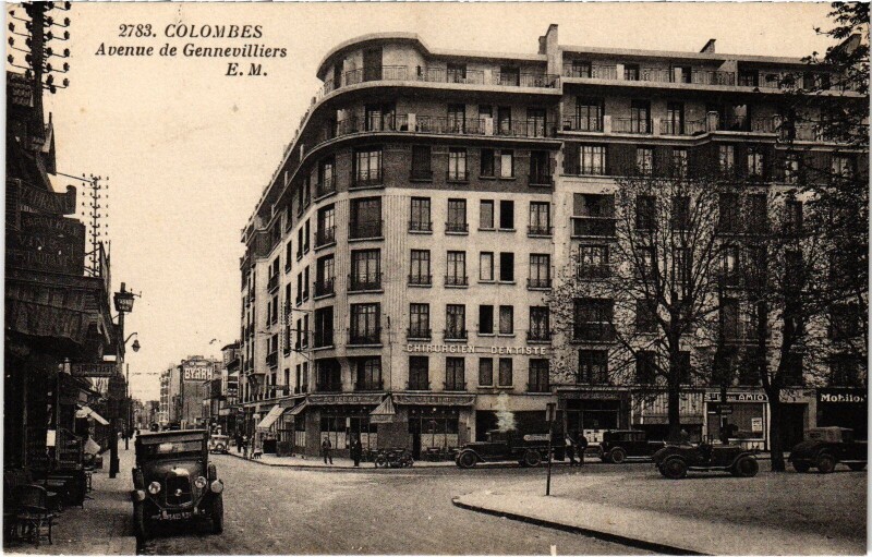Carte postale ancienne Colombes Avenue de Gennevilliers à Colombes