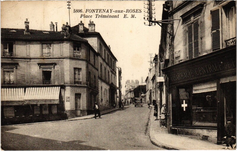 Carte postale ancienne Fontenay-aux-Roses Place Tréménont à Fontenay-aux-Roses