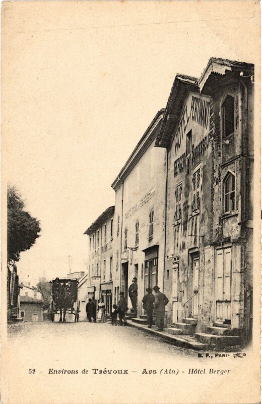 Carte postale ancienne Ars Hotel Berger