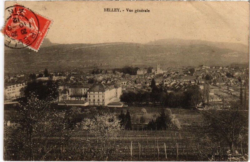Carte postale ancienne Belley vue generale à Belley