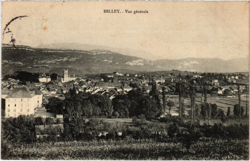 Carte postale ancienne Belley vue generale à Belley