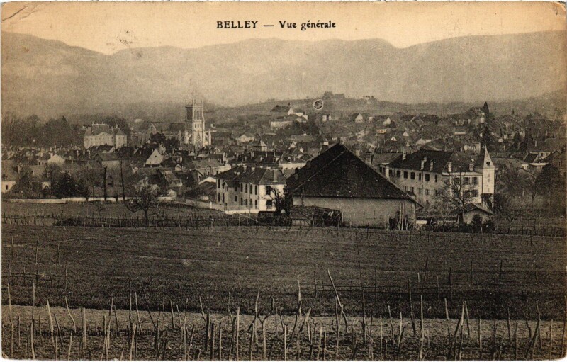 Carte postale ancienne Belley vue generale à Belley