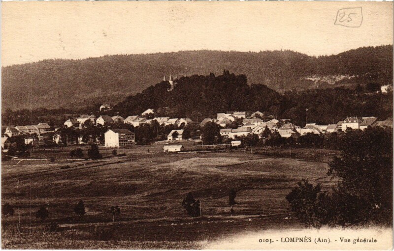 Carte postale ancienne Hauteville vue generale