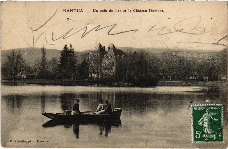 Carte postale ancienne Nantua Nouvel Hopital et le Signal à Nantua