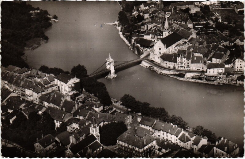 Carte postale ancienne Seyssel vue generale à Seyssel