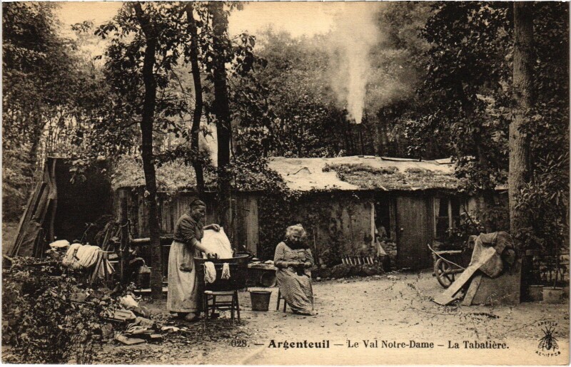 Carte postale ancienne Argenteuil La Val Notre-Dame La Tabatiere à Argenteuil