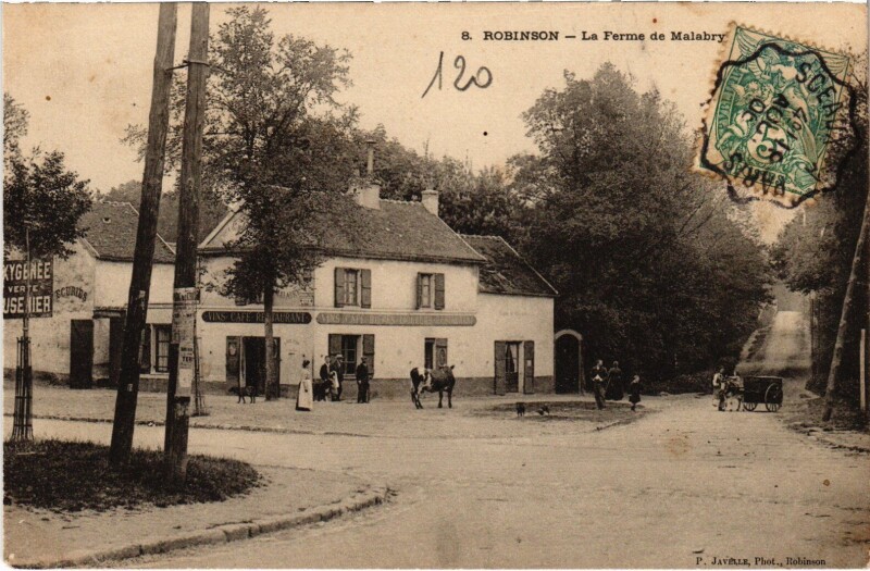 Carte postale ancienne Robinson Ferme de Malabry