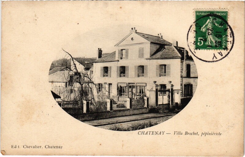 Carte postale ancienne Chatenay Villa Brochet