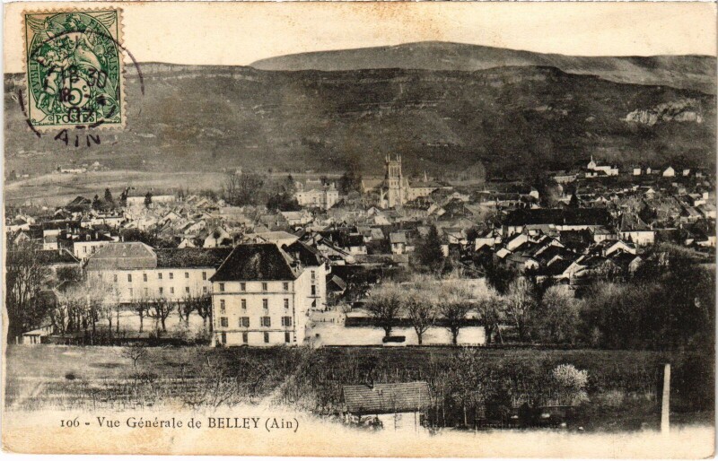 Carte postale ancienne Belley vue generale à Belley