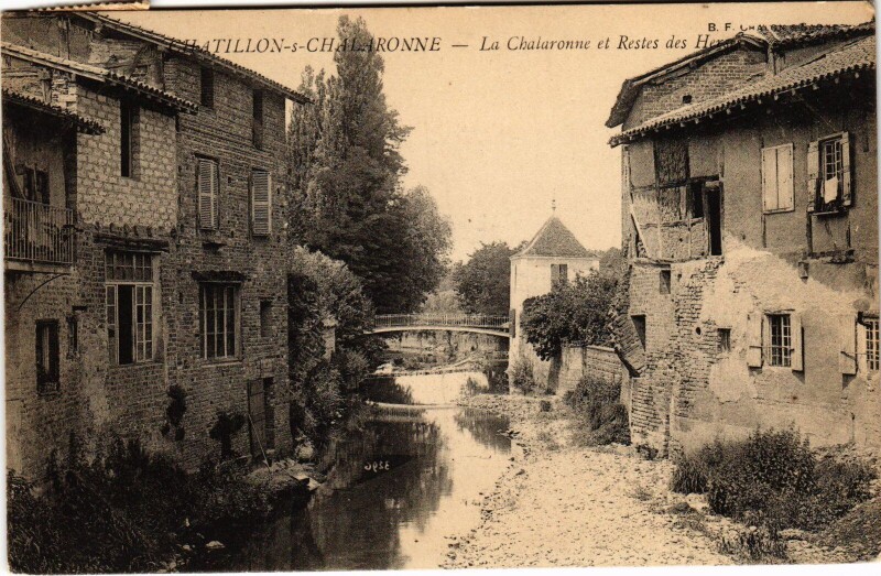 Carte postale ancienne Chatillon s Chalaronne La Chalaronne