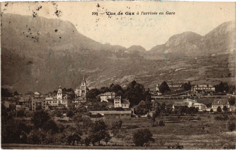 Carte postale ancienne Gex