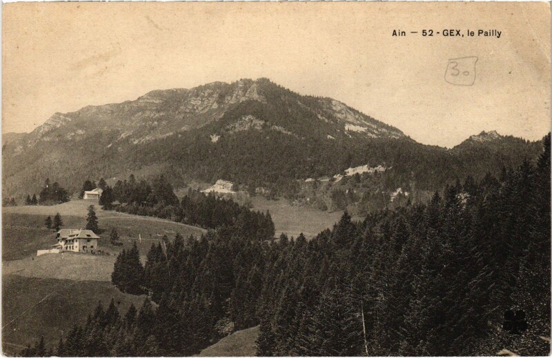 Carte postale ancienne Gex le Pailly