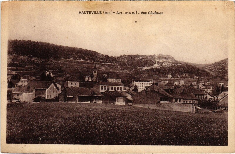 Carte postale ancienne Hauteville vue generale