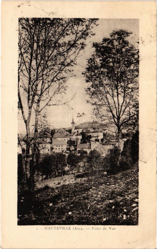 Carte postale ancienne Hauteville Point du Vue