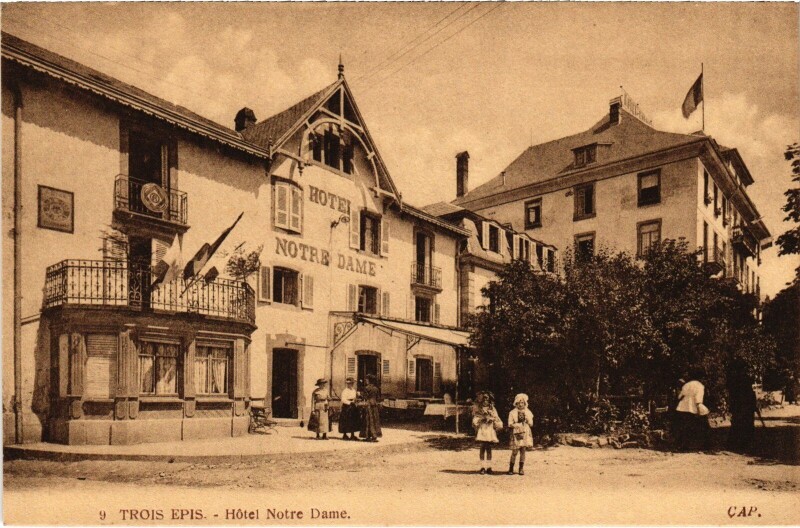 Carte postale ancienne Trois-Epis Hotel Notre Dame