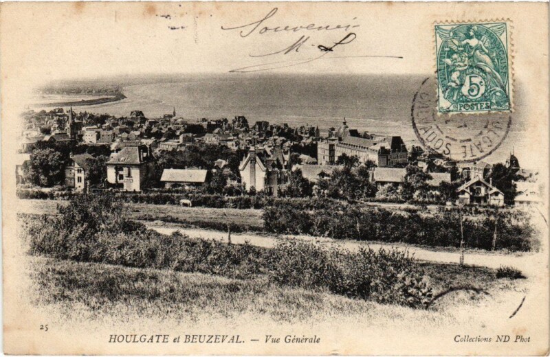 Carte postale ancienne Houlgate Vue Generale France à Houlgate
