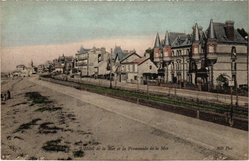 Carte postale ancienne Houlgate L'Hotel de la Mer France à Houlgate