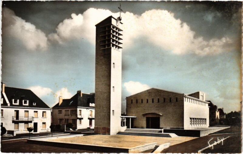 Carte postale ancienne Villers-Bocage L'Eglise France à Villers-sur-Mer