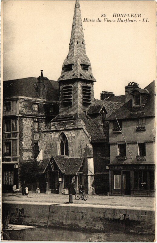 Carte postale ancienne Honfleur Musee du Vieux Harfleur France à Honfleur