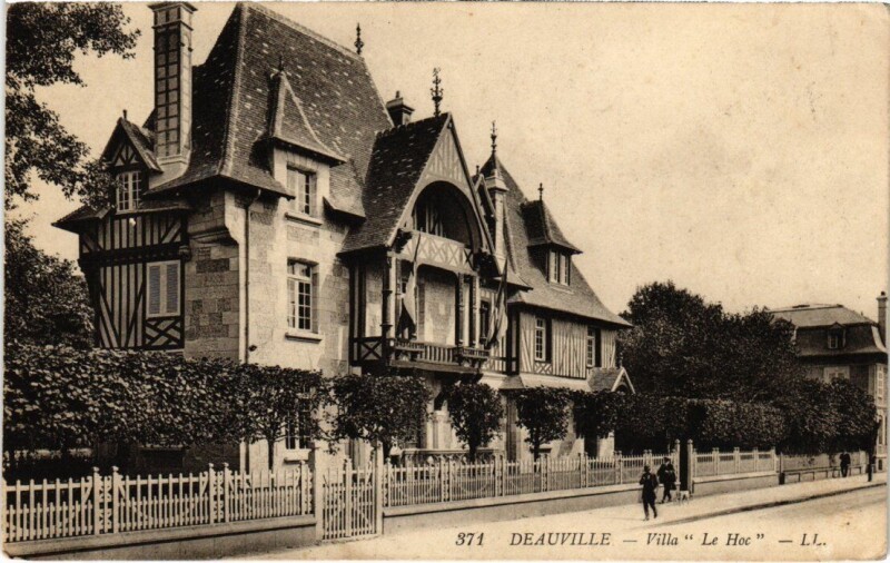 Carte postale ancienne Deauville Villa Le Hoc France à Deauville