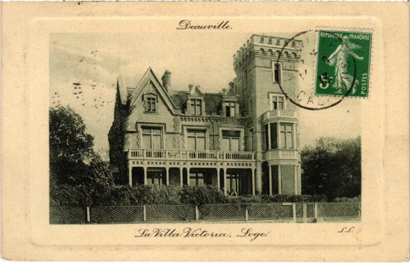 Carte postale ancienne Deauville La Villa Victoria France à Deauville