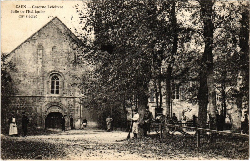 Carte postale ancienne Caen Caserne Lefebvre France