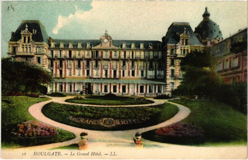 Carte postale ancienne Houlgate Le Grand Hotel France à Houlgate