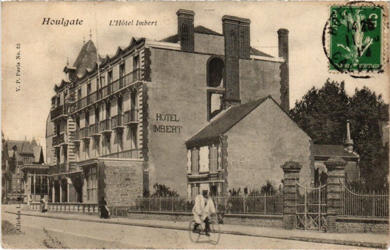 Carte postale ancienne Houlgate L'Hotel Imbert France à Houlgate