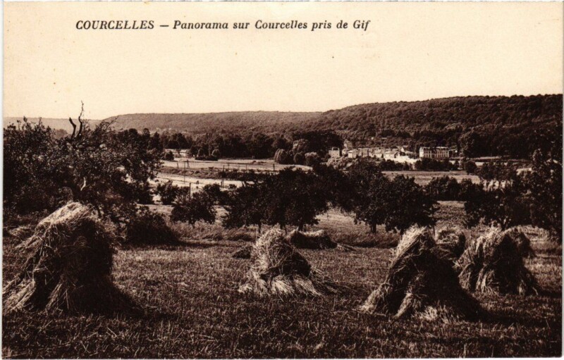 Carte postale ancienne Courseulles Panorama France
