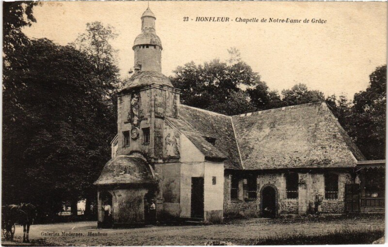 Carte postale ancienne Honfleur Chapelle de Notre-Dame de Grace France à Honfleur