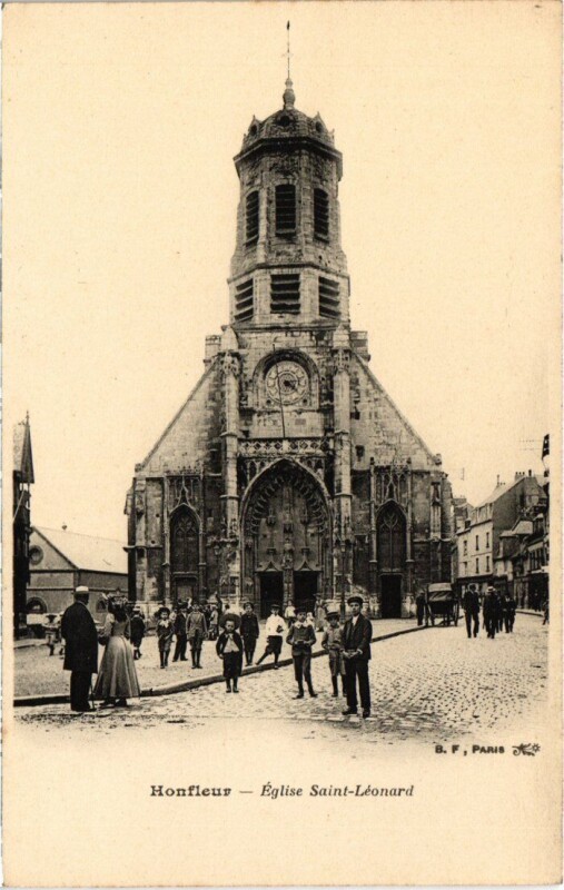 Carte postale ancienne Honfleur Eglise Saint-Leonard France à Honfleur