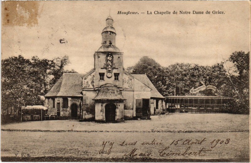 Carte postale ancienne Honfleur La Chapelle de Notre-Dame de Grace France à Honfleur