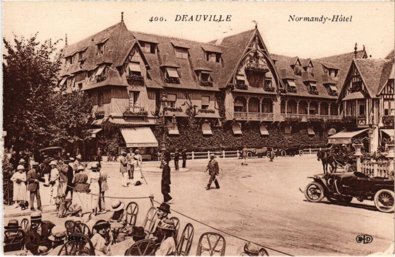 Carte postale ancienne Deauville Normandy-Hotel France à Deauville