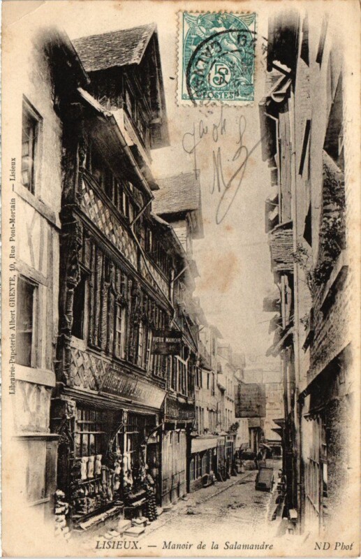 Carte postale ancienne Lisieux Manoir de la Salamandre France à Lisieux