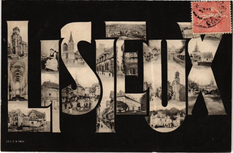 Carte postale ancienne Souvenir de Lisieux France à Lisieux