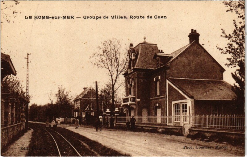 Carte postale ancienne Le Home sur Mer Groupe de Villas France au Hom