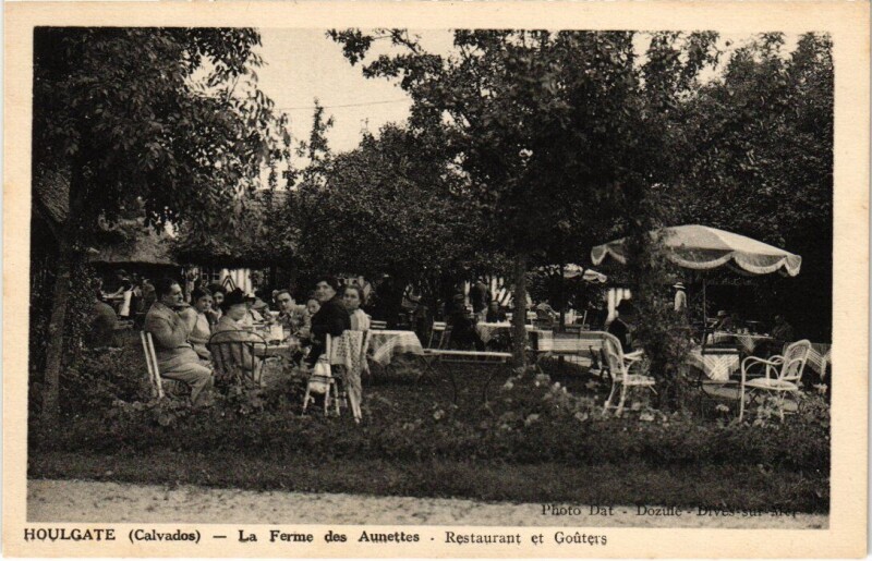Carte postale ancienne Houlgate La Ferme es Aunettes France à Houlgate
