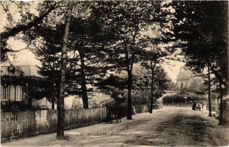 Carte postale ancienne Houlgate Boulevard Jacques Landry France à Houlgate