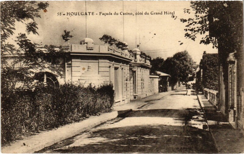 Carte postale ancienne Houlgate Facade du Casino France à Houlgate