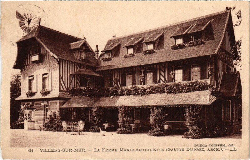 Carte postale ancienne Villers sur Mer La Ferme Marie-Antoinette France à Villers-sur-Mer