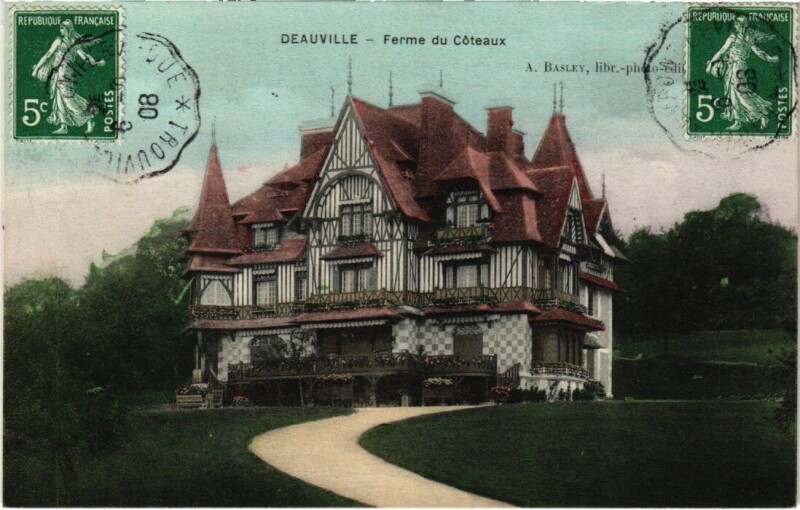 Carte postale ancienne Deauville Ferme du Coteaux France à Deauville